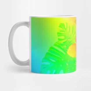 Tropical Rainbow Flowers Mug